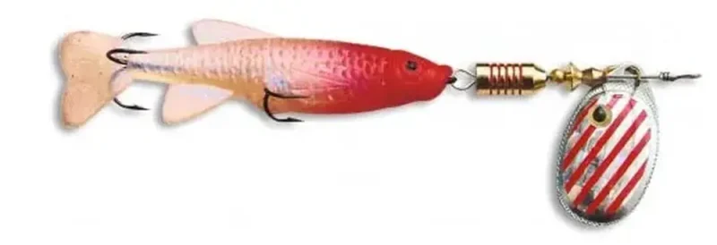 Rotativa 7g 12.0cm Zebco Minnow Flyer Silver/Red-Fire intinse