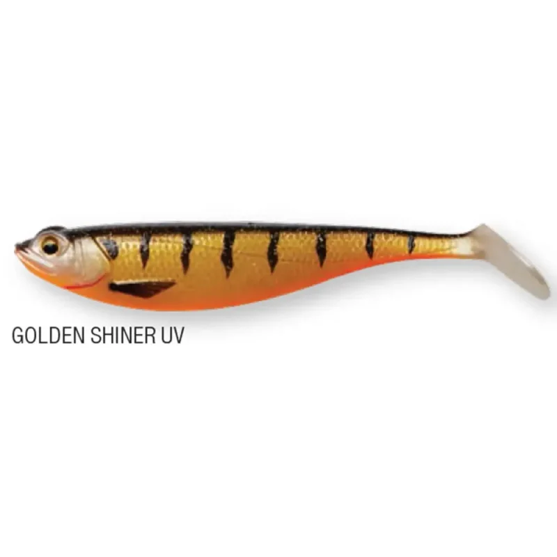 Shad DAM Effzett Shadster 9cm 7.2gr Golden Shiner UV-Fire intinse