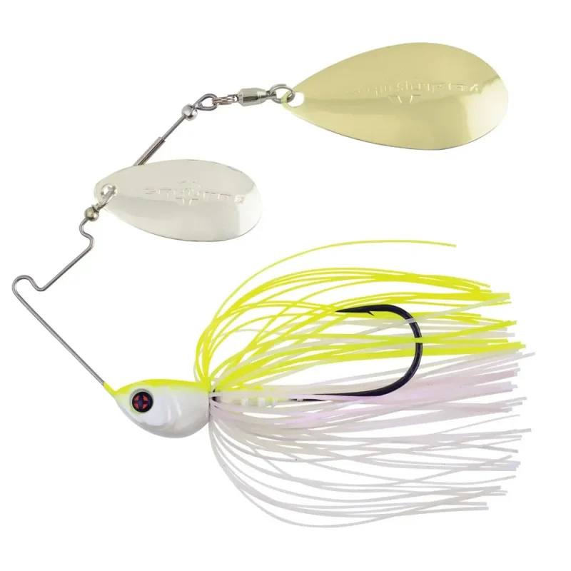 Spinnerbait Sakura Cajun 10.5g White Chartreuse-Fire intinse