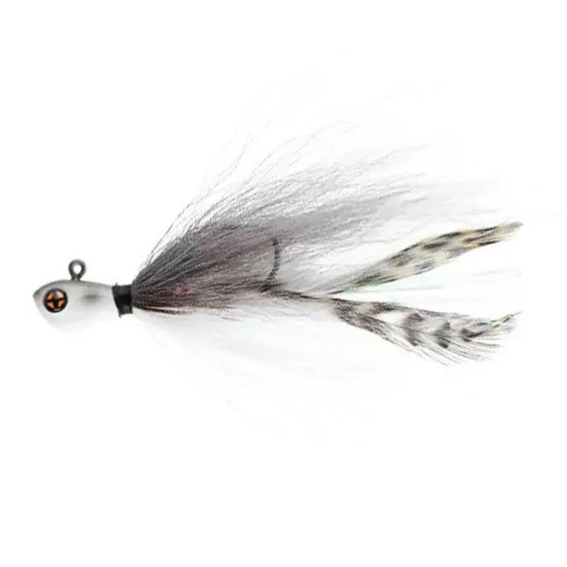 Streamer Sakura R Jig Bucktail 14gr NT Natural Shiner-Fire intinse