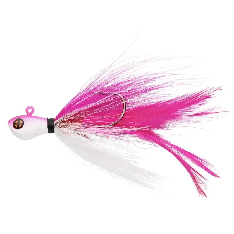 Streamer Sakura R Jig Bucktail 14gr Pink Shad-Fire intinse