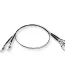 Struna DAM Effzett M 30cm No.6 16Kg Coated Core7 Spin Leader 2 buc-Fire intinse