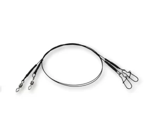 Struna DAM Effzett XS 30cm No.10 7Kg Coated Core7 Spin Leader 2 buc-Fire intinse