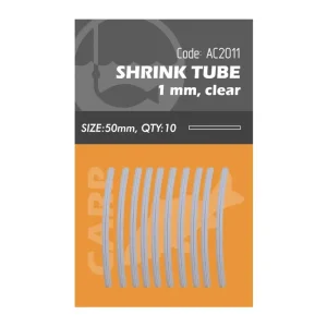 Tub Termoretractabil Orange Shrink Tube Transparent 1mm 5cm 10buc-Fire intinse