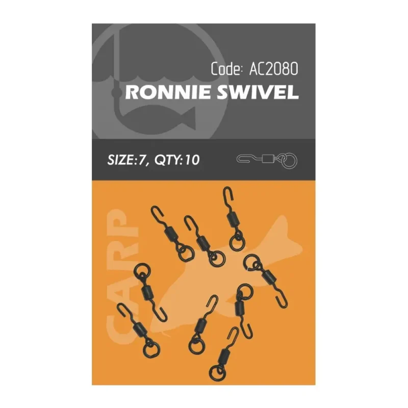 Vartej Orange No.7 Ronnie Swivel 10buc-Fire intinse