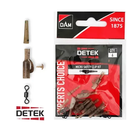 Vartej Rolling DAM Detek Micro Safety Clip Kit-Fire intinse