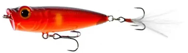 Vobler Owner Gobo Popper 5264 GP-60F 60mm 6.3gr 56 Red Shiner-Fire intinse