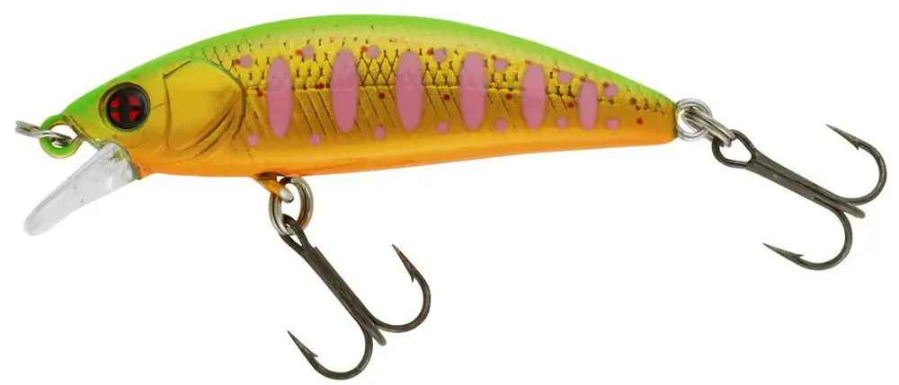 Vobler Sakura Phoxy Minnow 40 S 40mm 2.6gr T02 Hi Viz Chart Trout-Fire intinse